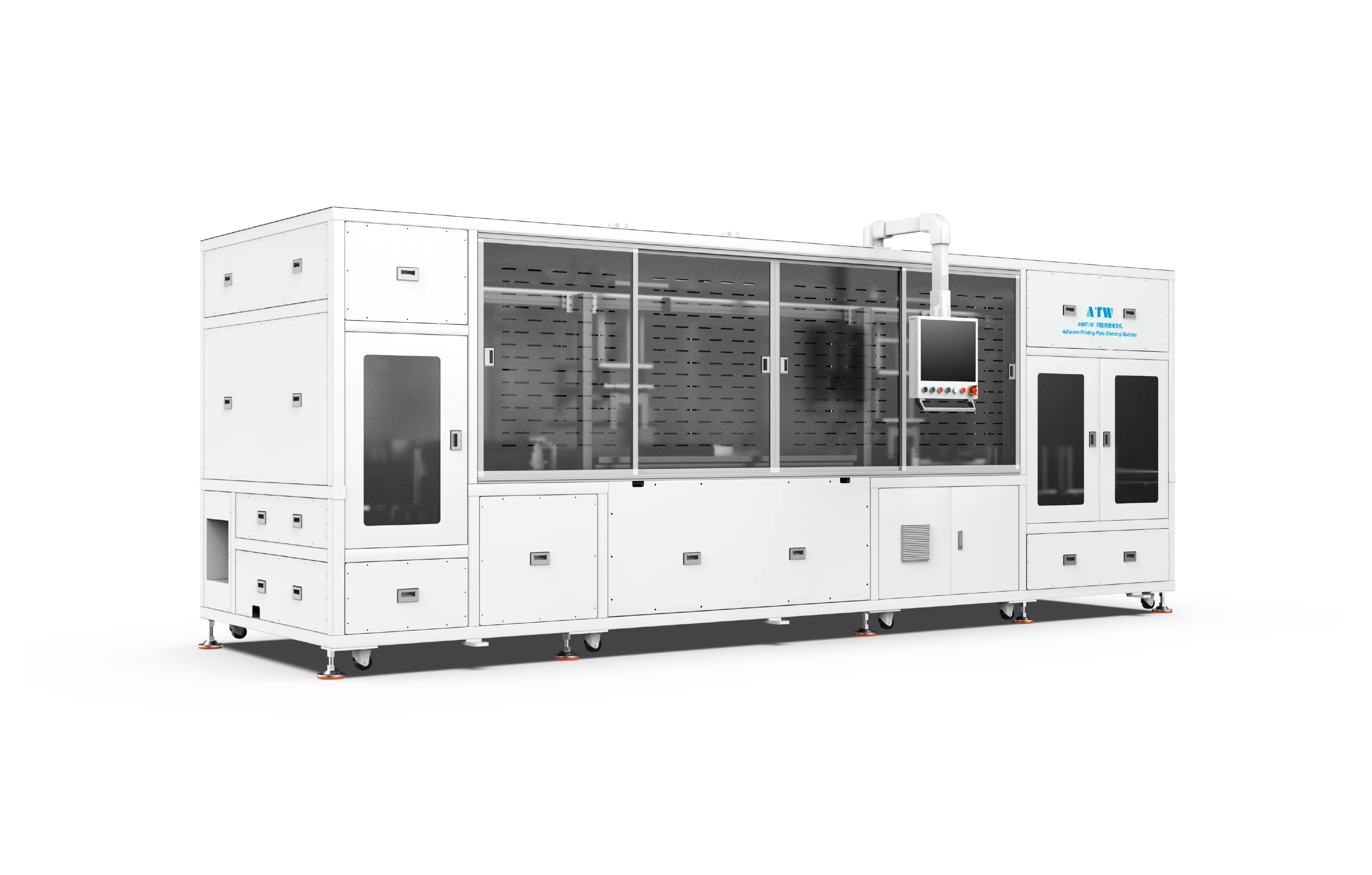 Máquina limpiadora de planchas de impresión adhesivas AM071W