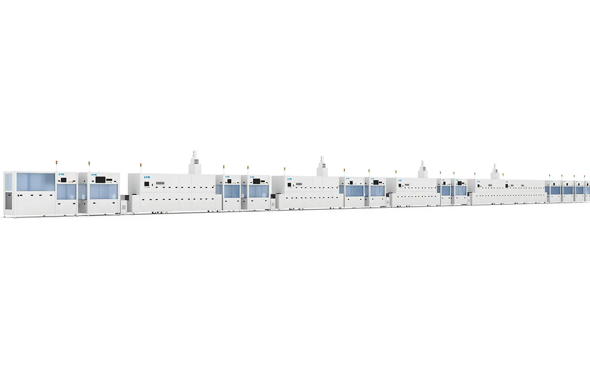 Línea de impresión de adhesivo para celdas xBC D611
